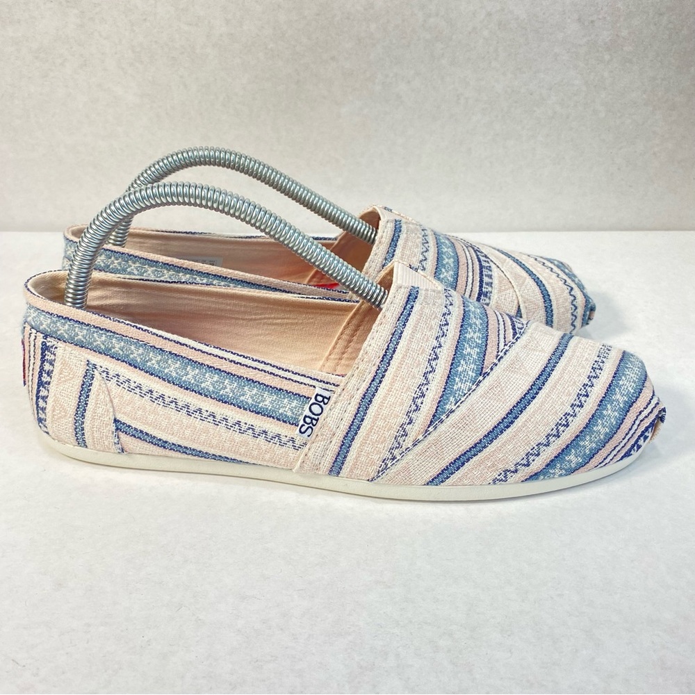 BOBS from Skechers Memory Foam Aztec Slip On Casual Shoe 34161; Women’s Size 9.5